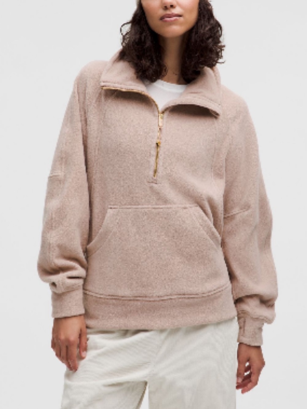 Lululemon Scuba Tumbled Fleece Funnel Neck